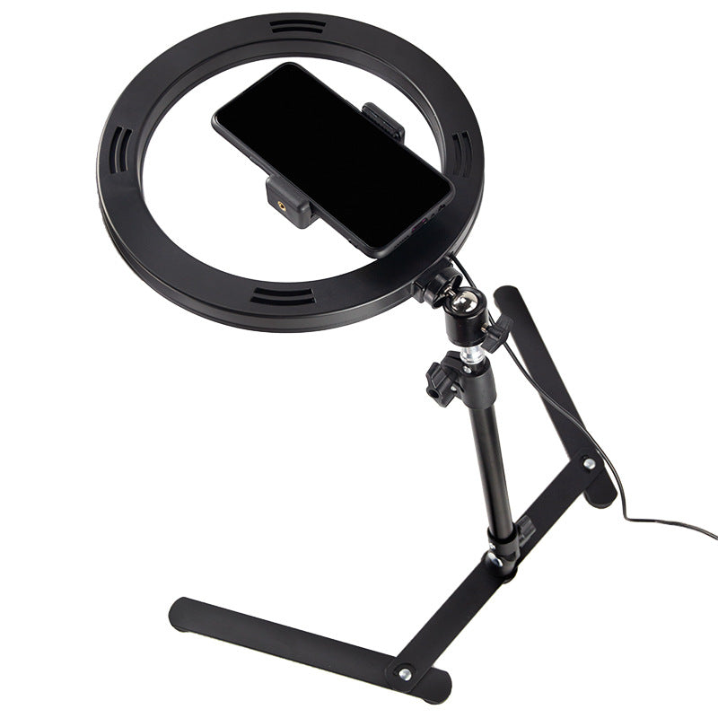 Mobile phone desktop stand lazy people overhead shooting stand fill light desktop overhead folding photo camera stand