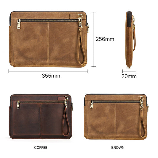 Suitable for the new macbookpro14 leather laptop cowhide inner case