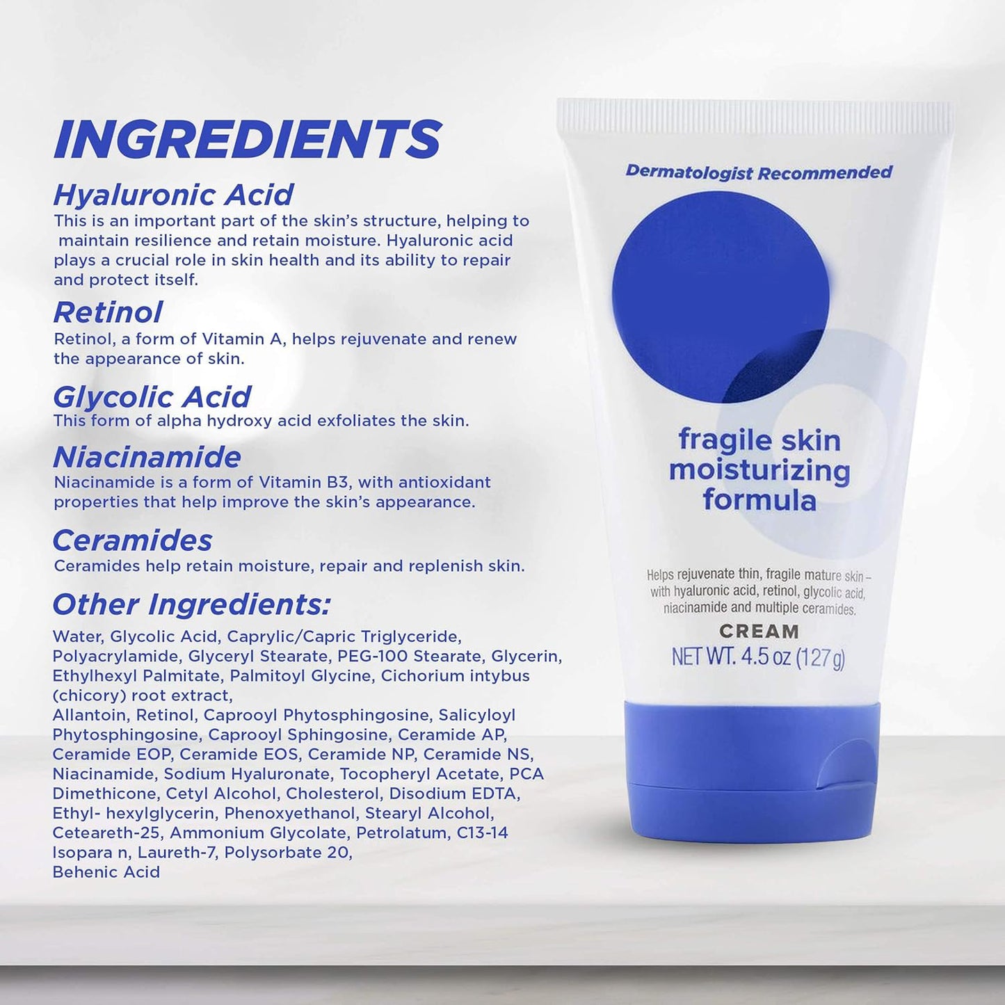 Specialized Fragile Skin Moisturizing Cream. Specialized fragile skin moisturizing cream