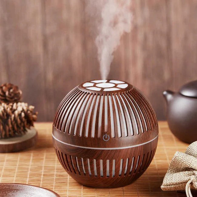 Mini Wooden Ball Humidifier