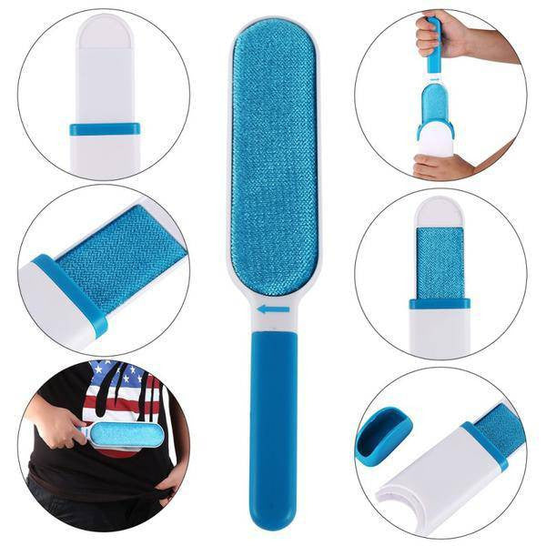 Reusable Pet Fur Remover With Self Cleaning Base