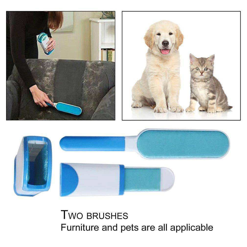 Reusable Pet Fur Remover With Self Cleaning Base