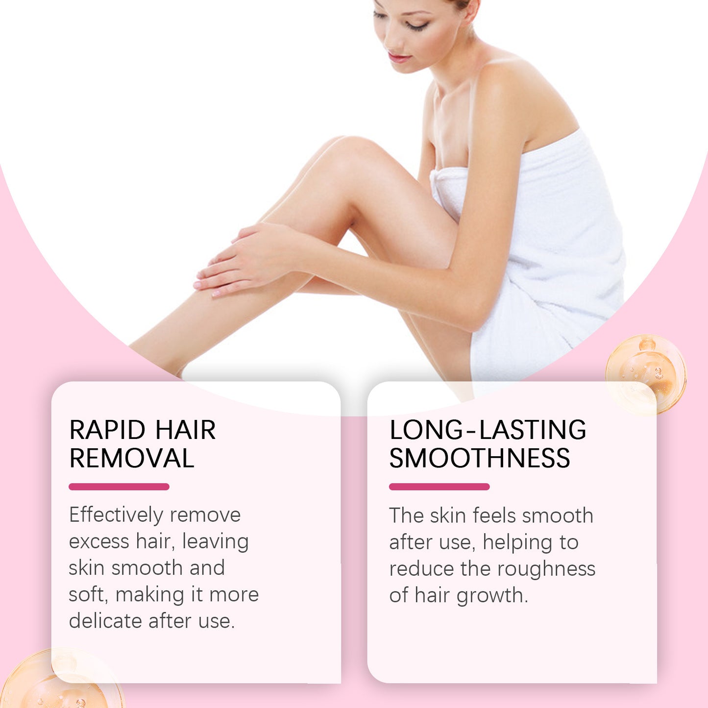 OceAura Hair Removal Spray Gentle Hair removal Non-irritating underarm Leg hair Hand hair Skin Deep cleansing spray